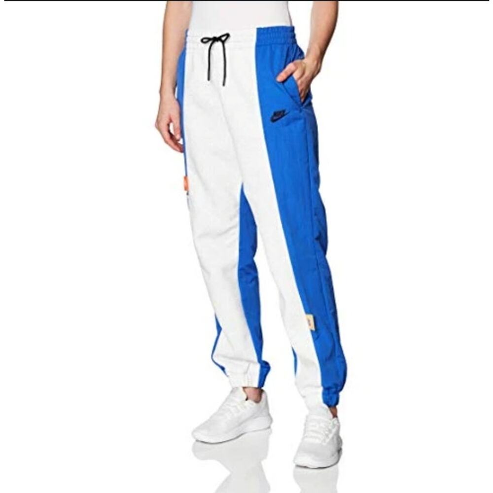 NIKE Sportswear Icon Clash Pants Blue Jogger Pants Size XL Rare